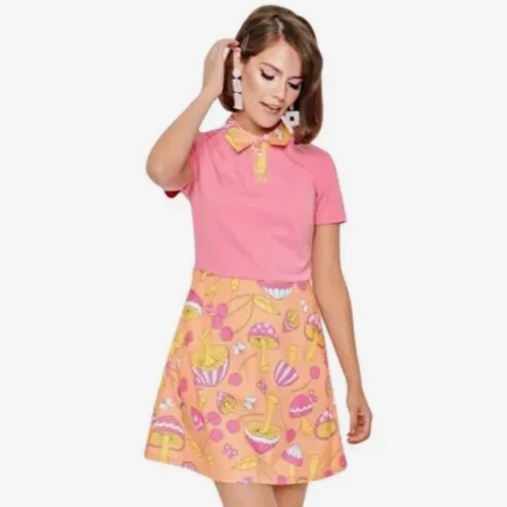 Smak Parlour mushroom mini dress. - Picture 3 of 8